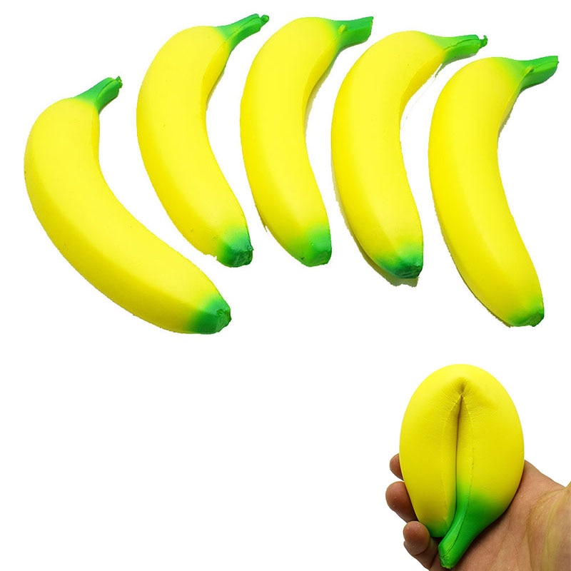 Anti-stress Banana | Banana Toys | Squeeze Toy - Anti-stress Squishy