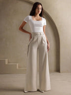 Spring Autumn Popular Slimming Women Casual Pants Loose Drooping High