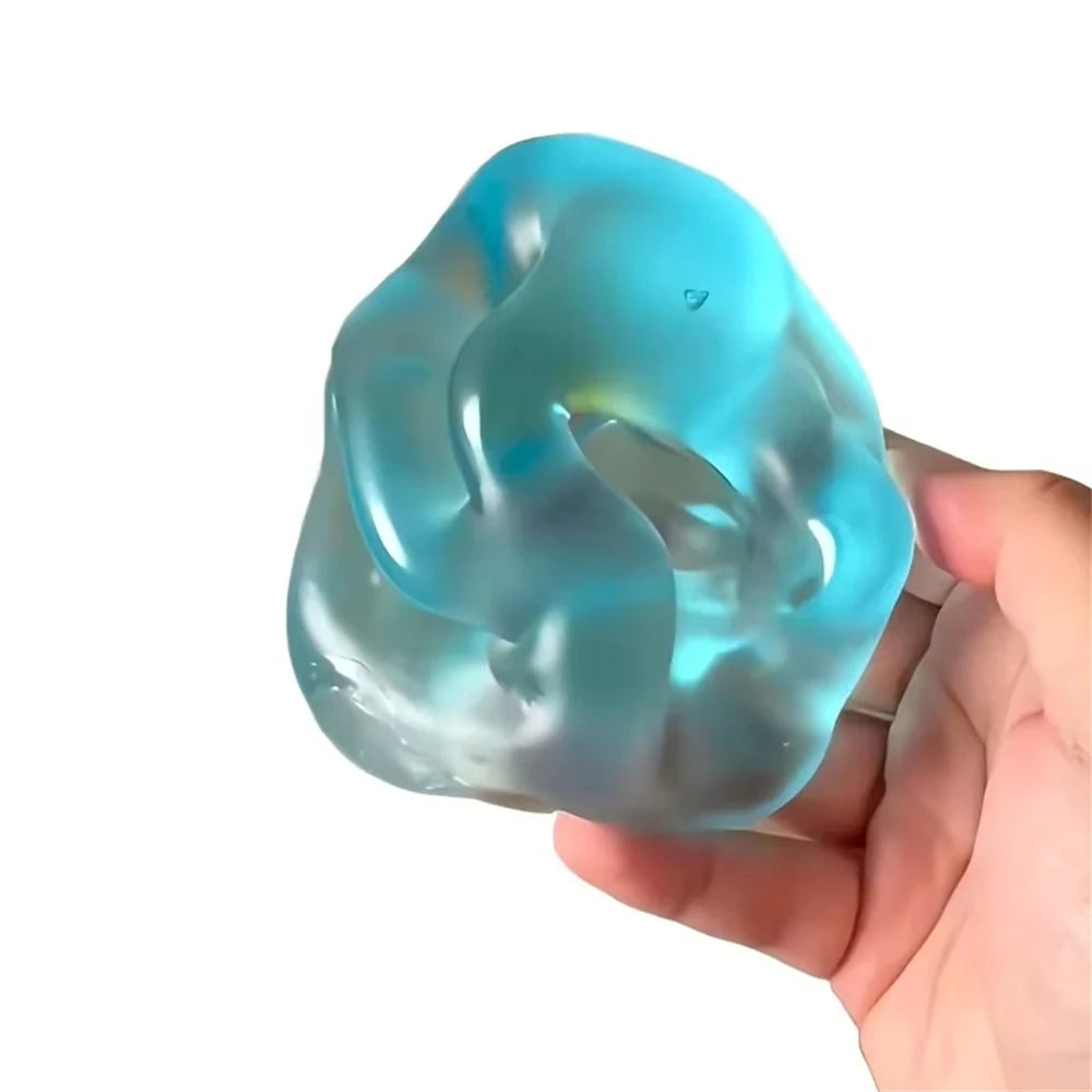 Blue Maltose Squishy Toys Anti Stress Sensory Fidgets Toy Soft