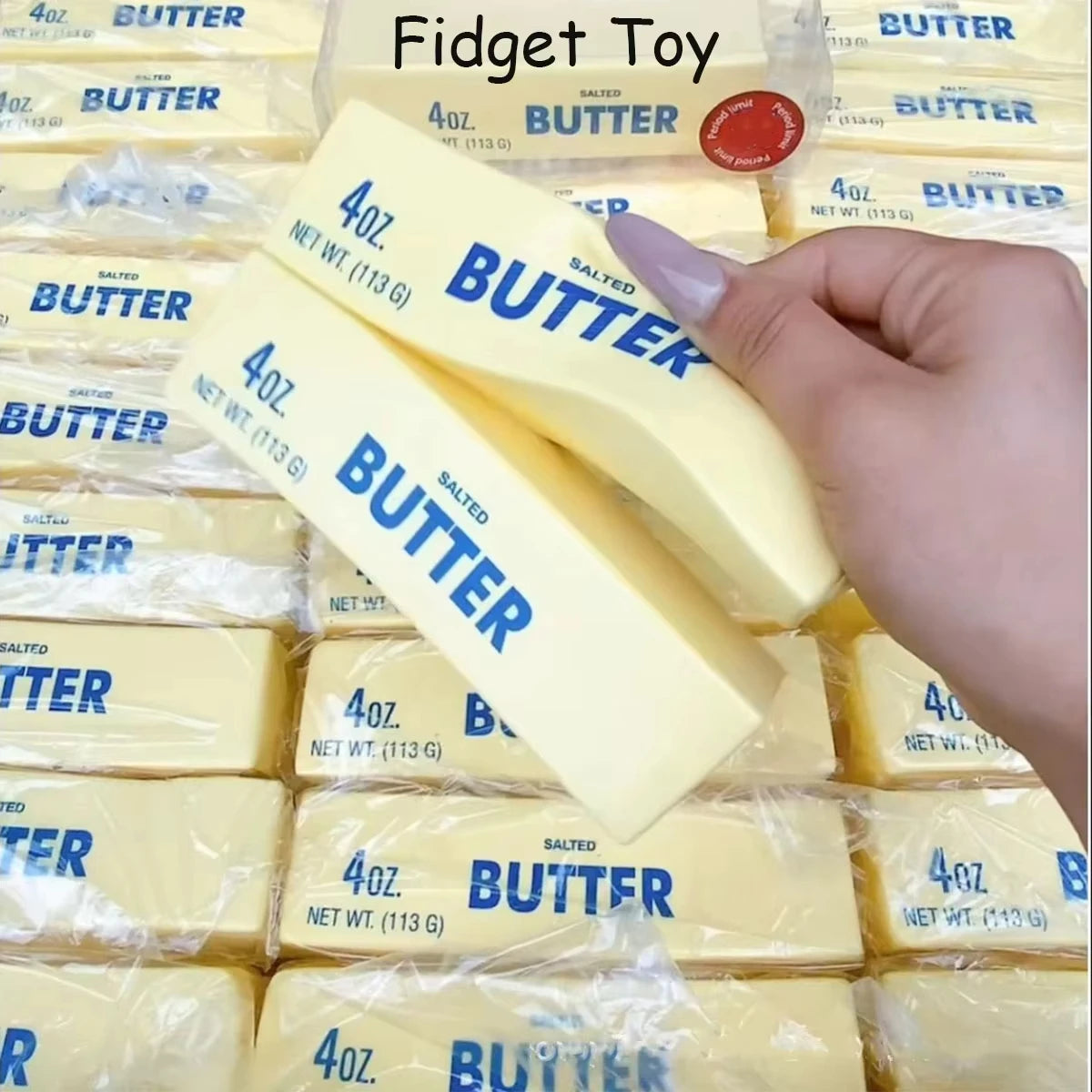 Butter Stick Squishy Toy Slow Rising Squeeze Toy Butter Bar Brick