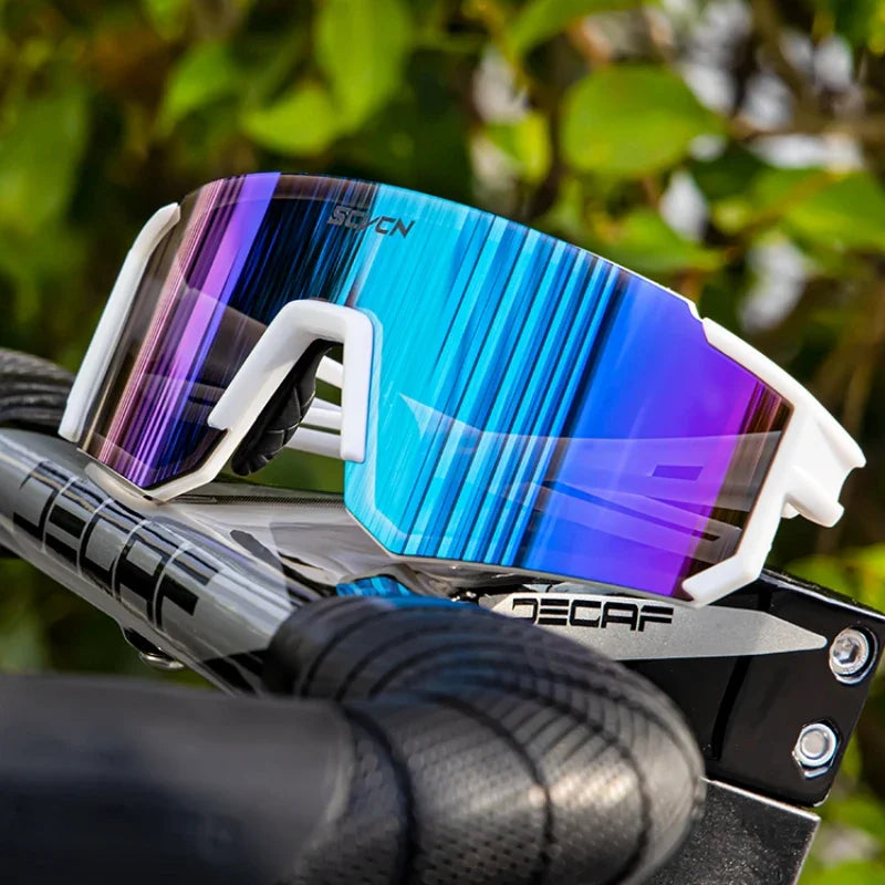 SCVCN New Outdoor Cycling Sunglasses Men Women MTB Driving Bike