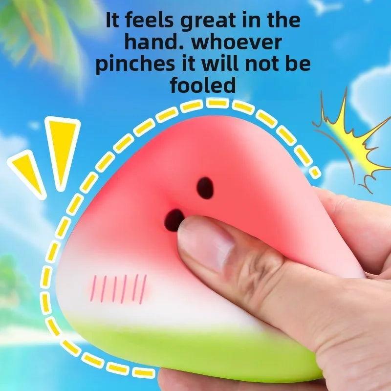 Squishy Watermelon Fidget Toy Anti-Stress Slow Rising Fruit Pinch