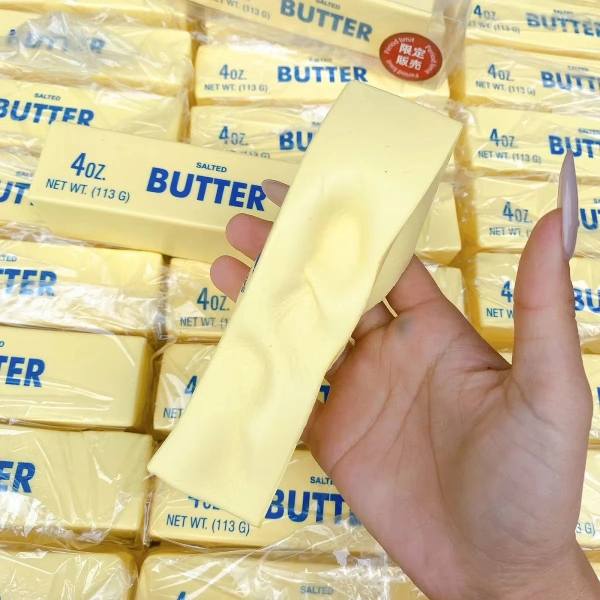 Butter Stick Squishy Toy Slow Rising Squeeze Toy Butter Bar Brick