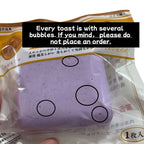 Soft Slow Rising Toast Squishy Stress Relief Fidget Toys Sticky Toast