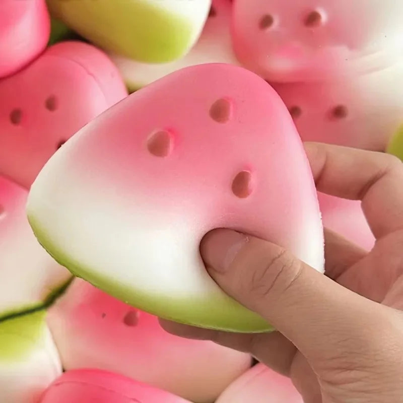 Squishy Watermelon Fidget Toy Anti-Stress Slow Rising Fruit Pinch