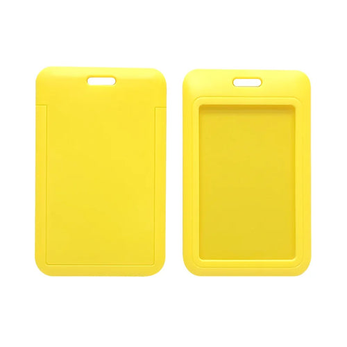 1 Pcs Sliding ID Badge Holder with Clear Window,ID Card Protector for