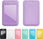 1 Pcs Sliding ID Badge Holder with Clear Window,ID Card Protector for