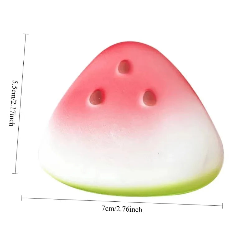 Squishy Watermelon Fidget Toy Anti-Stress Slow Rising Fruit Pinch