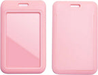 1 Pcs Sliding ID Badge Holder with Clear Window,ID Card Protector for