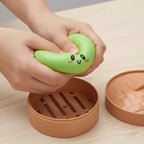 Colorful Dumpling Squishy Stress Relief Balls with Steamer Reusable