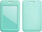 1 Pcs Sliding ID Badge Holder with Clear Window,ID Card Protector for