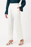Trouser for Women-White (Size-S) | D103
